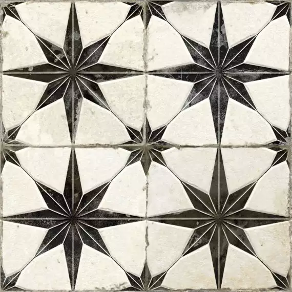 38186 Плитка FS Star Black LT 45х45x0.95