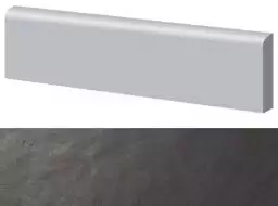 4960948 Керамогранит Architecture Battiscopa Black Gloss 9x60