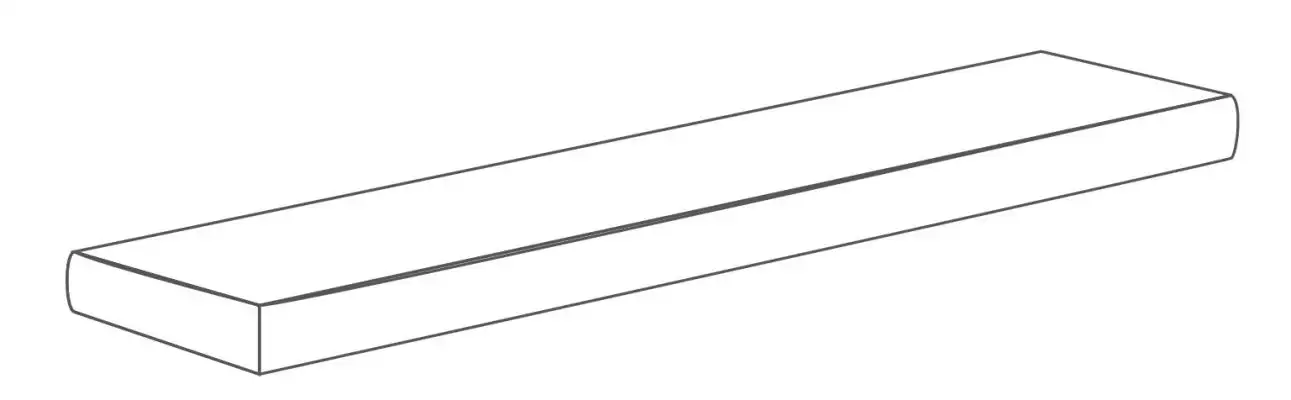 50170 GRAD.ANG.SX SBIANCATO 100x4x32