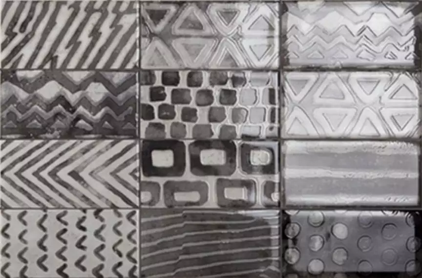 512074 BE IN DECOR BLACK 10X20