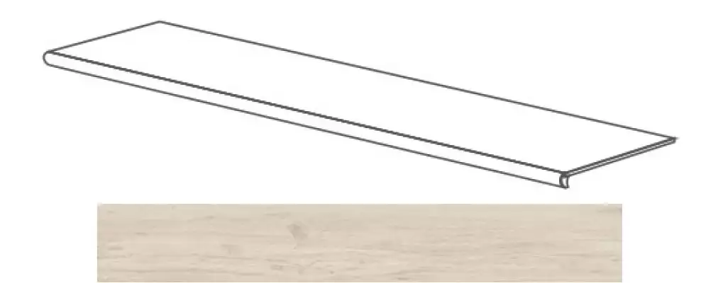52100 Just GRADONE SBIANCATO 120x4x32