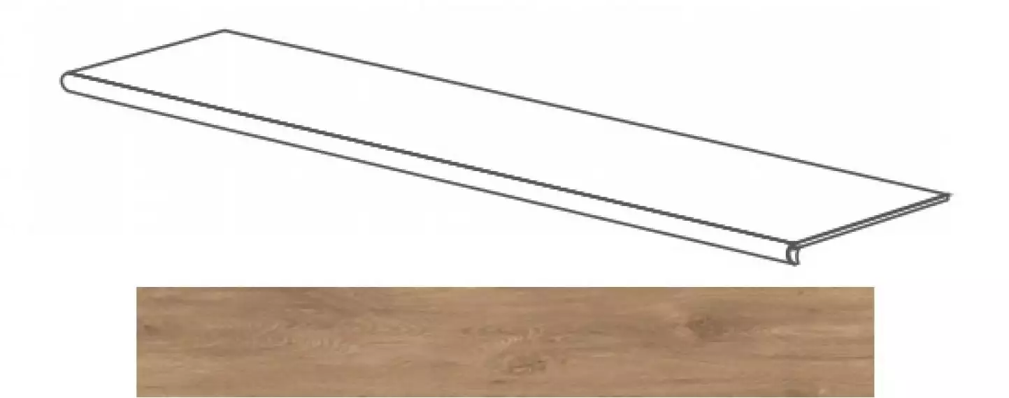52103 Just GRADONE BEIGE SCURO 120x4x32