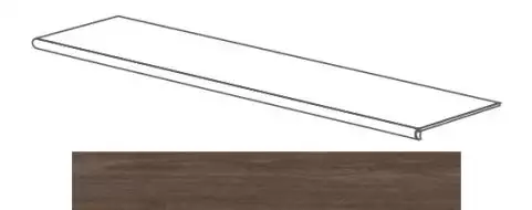 52105 Just GRADONE NOCE SCURO 120x4x32