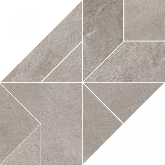 54453 MOSAICO ES.T11 GRIGIO 40x40