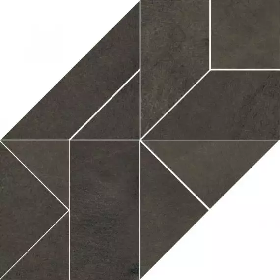54456 MOSAICO ES.T11 NERO 40x40