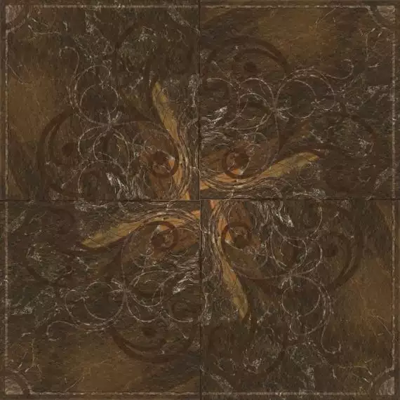 58130 Rosone Classic Charcoal 80x80