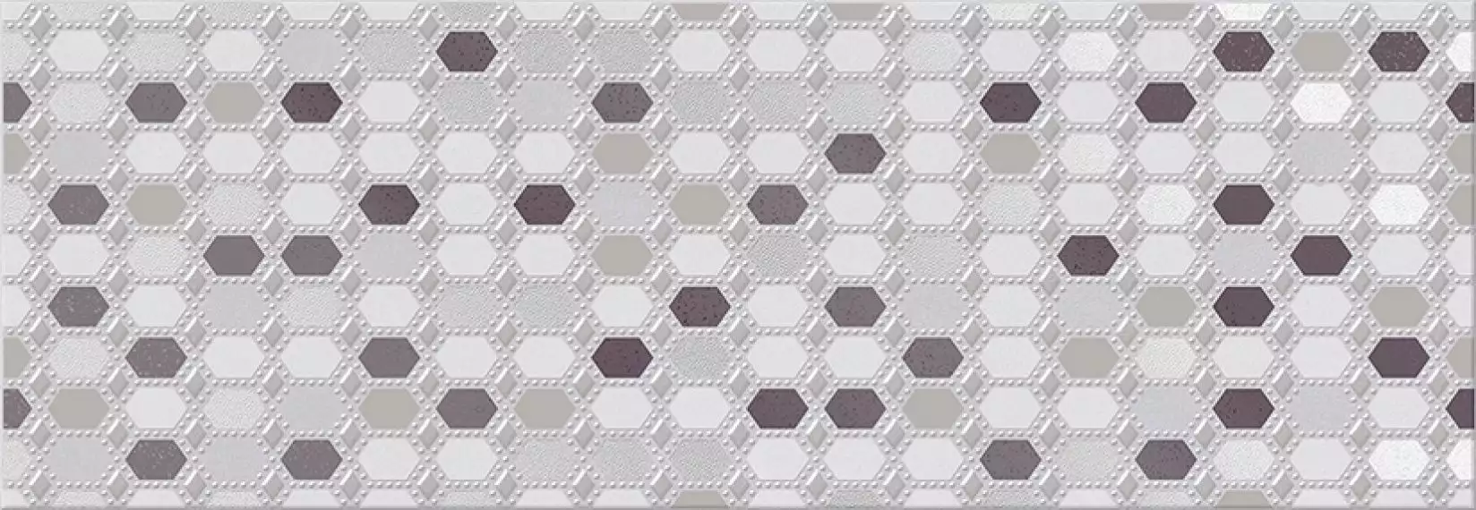 586942001 Плитка Декор Malwiya Grey Geometria 24,2х70
