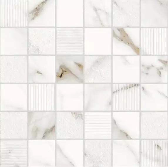 588143004 Мозаика Calacatta Grey Mosaic 30x30