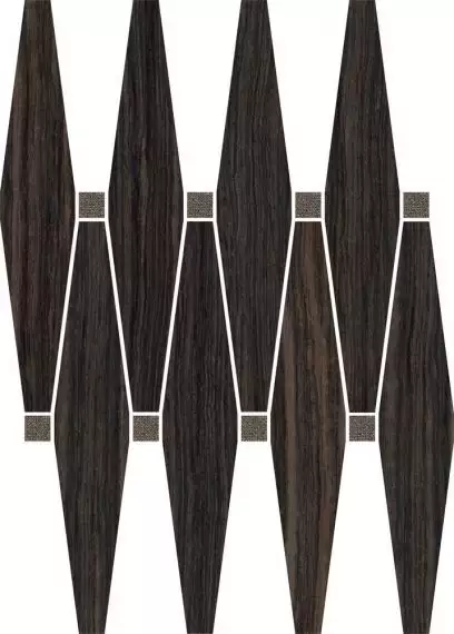 59224 Mos.Losanga Bronze Sat.con Oro 27x35,8