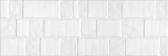 60170 Плитка Бьянка белый глянцевый антик 20x60x0.9