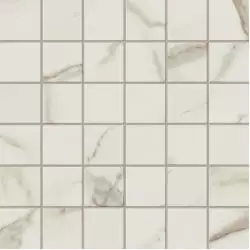 610110000809 Empire Calacatta Diamond Mosaic Lap 30x30