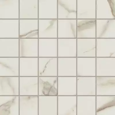 610110000809 Empire Calacatta Diamond Mosaic Lap 30x30