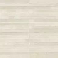 610110001033 Мозаика Ardesia White Mosaico Strip 30x30