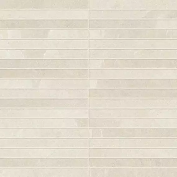 610110001033 Мозаика Ardesia White Mosaico Strip 30x30