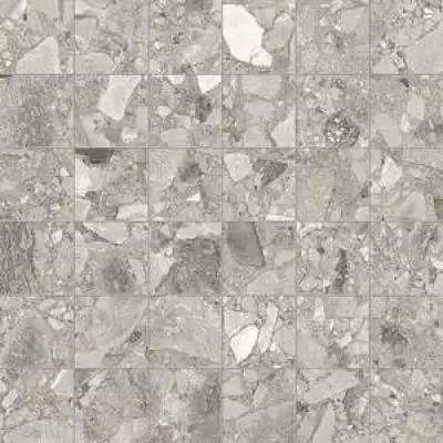 610110001098 Мозаика Grey Mosaico 30x30