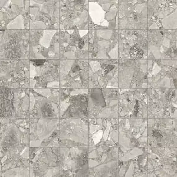 610110001098 Мозаика Grey Mosaico 30x30