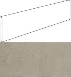 610130002164 Wise Silver Grey Battiscopa 7.2x60
