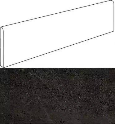 610130002166 Wise Dark Battiscopa 7.2x60