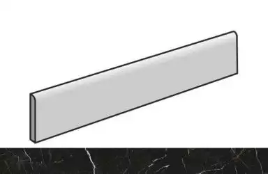 610130004650 Керамогранит Allure Imperial Black Battiscopa/Аллюр Империал Блэк Плинтус 7.2X80