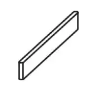 610130005299 Да Винчи Браун Плинтус 60x7.2