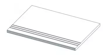 620040000119 Drift White Gradino Lineare 30x60