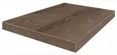 620070000973 Venezia Ступень угловая левая коричневый 33х45