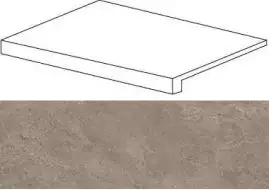 620070001012 Force Grey Scalino Frontale 33x120