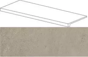 620070001081 Silver Grey Scalino Frontale Lap 33x120
