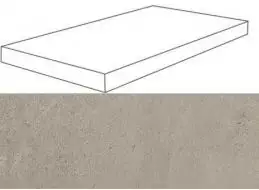 620070001101 Silver Grey Scalino Angolare DX 33x120