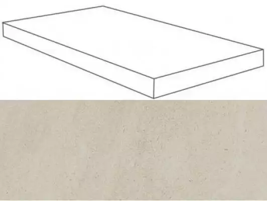 620070001104 Ice Mist Scalino Angolare SX 33x120