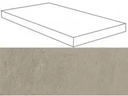 620070001106 Silver Grey Scalino Angolare SX 33x120