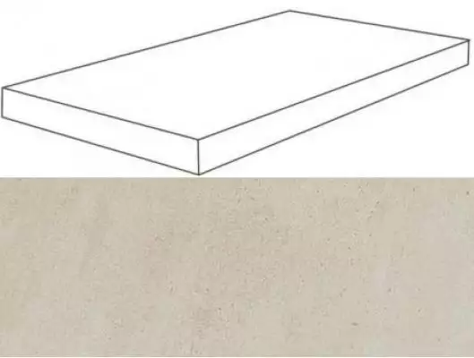 620070001129 Ice Mist Scalino Angolare DX 33x60