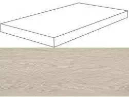 620070001149 Verity White Scalino Angolare DX 33x120