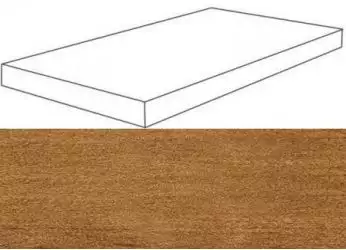 620070001151 Verity Cognac Scalino Angolare DX 33x120