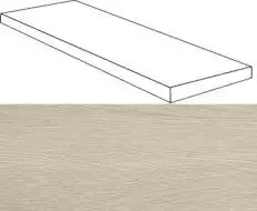 620070001153 Verity White Scalino Angolare SX 33x120