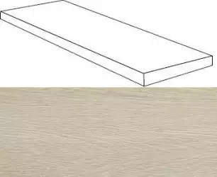 620070001153 Verity White Scalino Angolare SX 33x120