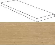 620070001154 Verity Natural Scalino Angolare SX 33x120
