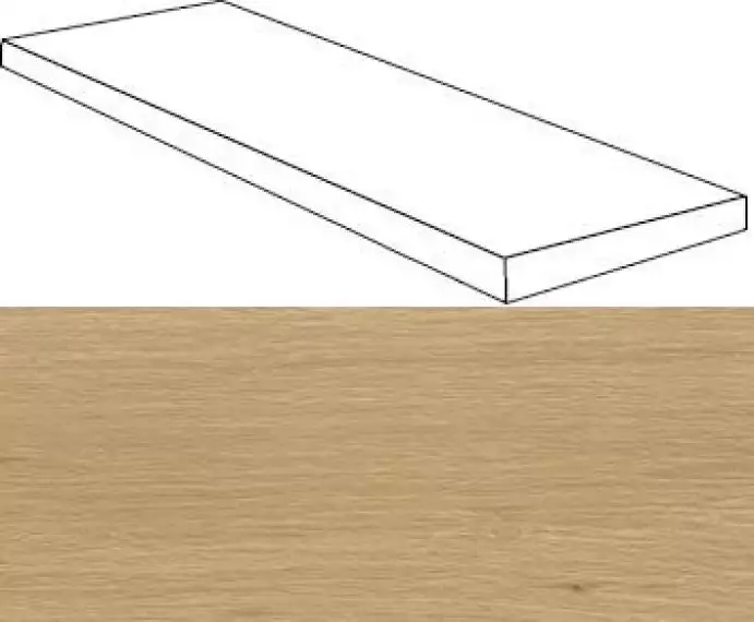 620070001154 Verity Natural Scalino Angolare SX 33x120