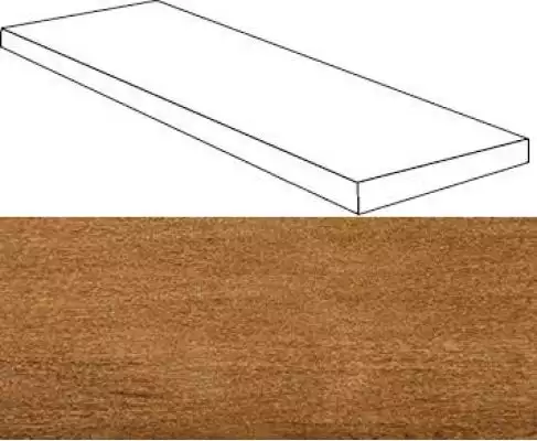 620070001155 Verity Cognac Scalino Angolare SX 33x120