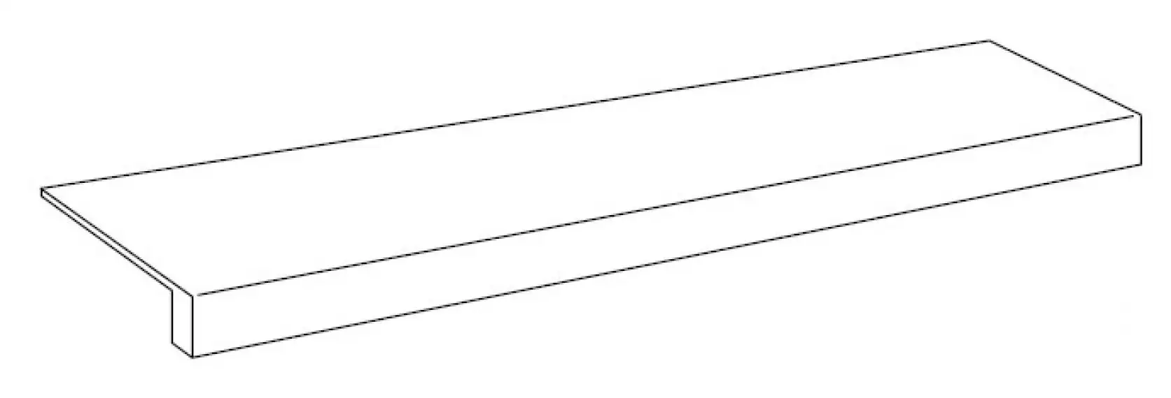620070001665 Volcano Grigio Scalino Frontale 33X120