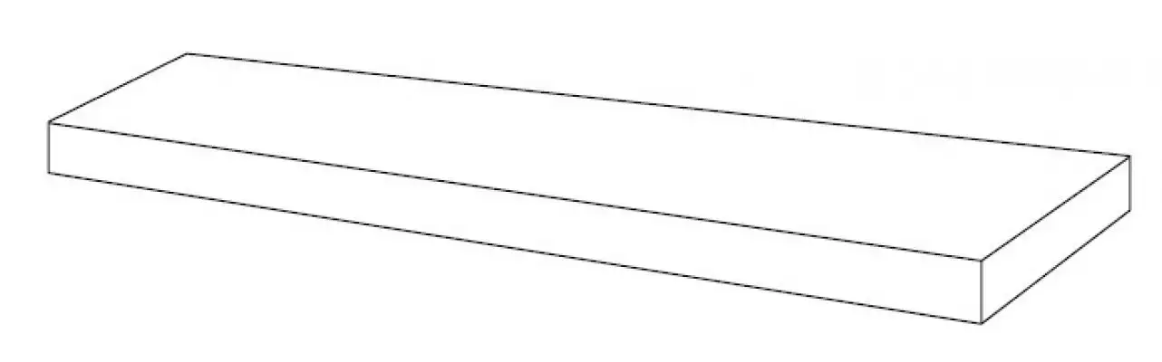 620070001667 Ступени Volcano Bianco Scalino Angolare Dx 33X120