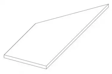 620090000784 Drift White Lineare Angolo Sx 30x60