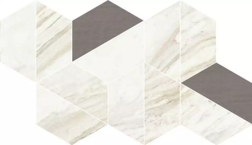 620110000126 Trevi White Trapezium Matt 31.4x18