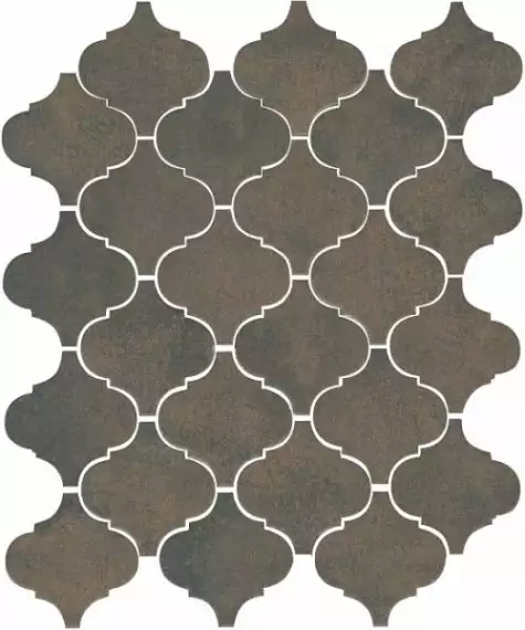 65004 Плитка Арабески котто коричневый 26x30