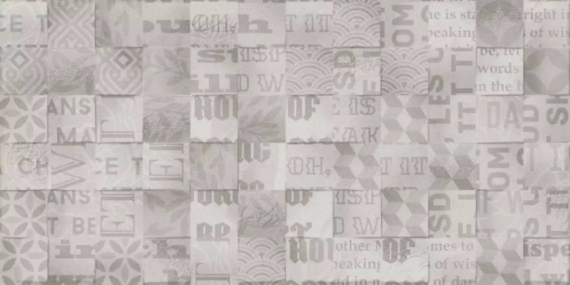 652561 Abba Patchwork mix серый 30х60