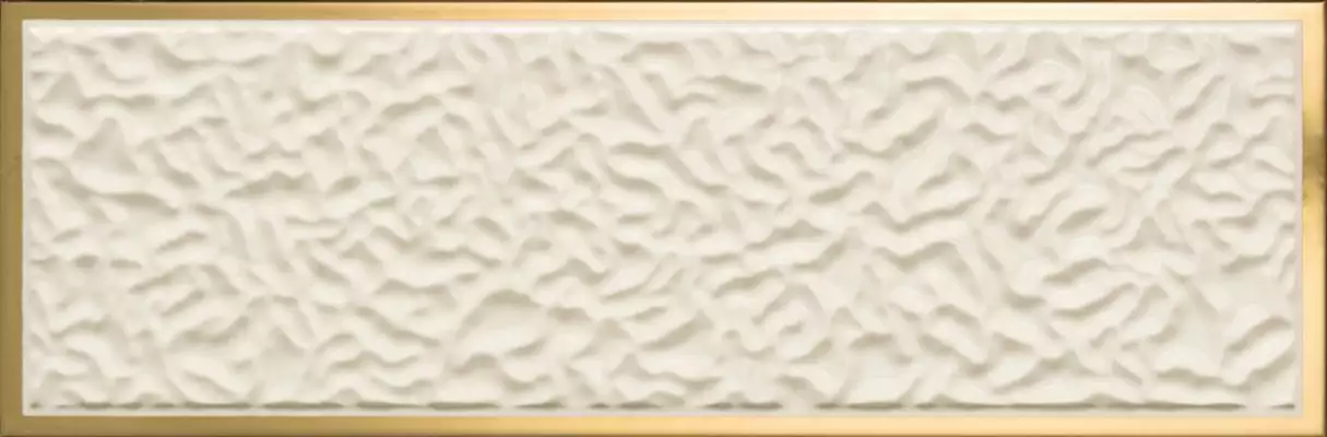 68842 Gold Crema Acqua CORNICE Oro 25x75