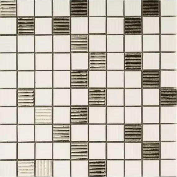 68900 MOSAICO BIANCO PLATIN 25x25
