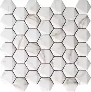 69HE-CA Hexagonal Calacata 34.6x30