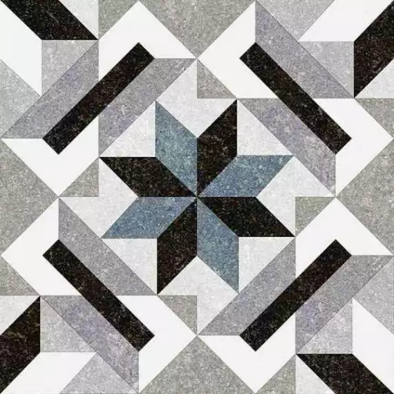737479 Chantilly Cemento Deco Серый 45x45
