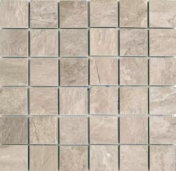 739358 Mosaico Ardoise Ecru Grip 30x30